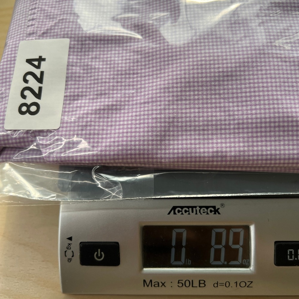 Vineyard Vines Men Large Classic Fit Tucker Shirt Purple Gingham Long Sleeve Ivy - Picture 10 of 10